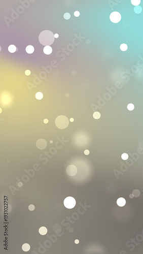 A vibrant display of glowing white dots scattered across a colorful gradient background