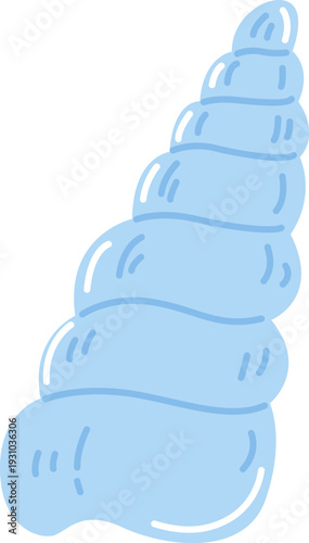 Seashell Spiral Cartoon