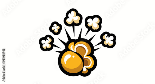 Golden coins with clover leaves.