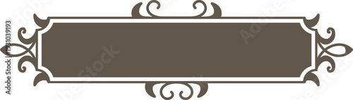 Banner Vintage Ornamental Frame