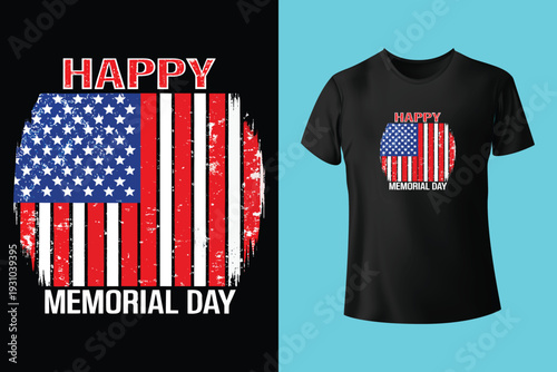 In Memory Of those who Belived it was better to die on their feet then to live on their knees | Memorial day t-shirt design Vector