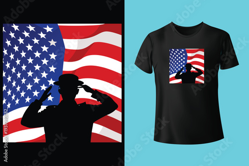 Memorial Day Honor The Fallen Heroes Vector Art T-Shirt Design
