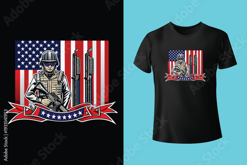 
 Save to Library
 Download Preview
 Preview Crop
 Find Similar
 
United States Of American Veteran day t shirt design vector