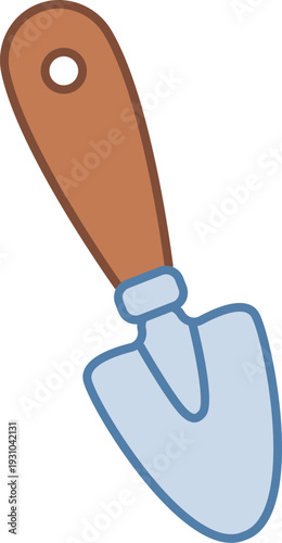 Trowel Gardening Tool Cartoon
