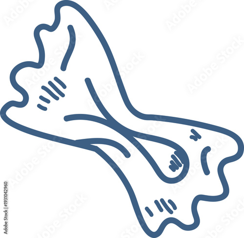 Farfalle Pasta Sketch