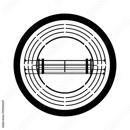Rifle Scope Crosshair Target Reticle Icon
