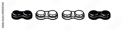 Optical Binoculars Symbol Collection