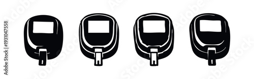 Detailed 3D Welder's Mask Vector Icons Set - Industrial Safety Headgear