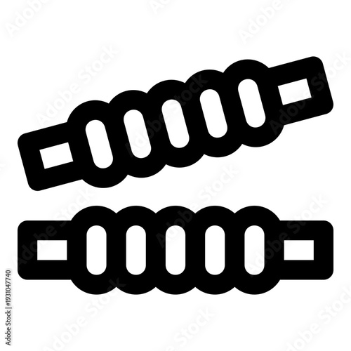 wicket bails line icon