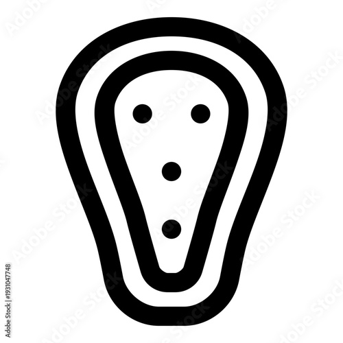 abdominal guard icon