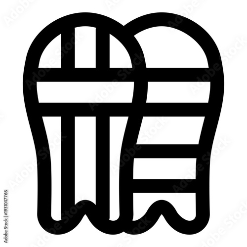 cricket pads icon