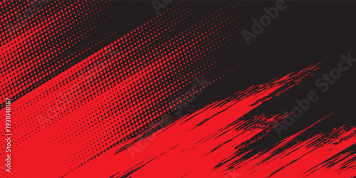 black red dragon decal brush fire volcano lava sakura Asia Japan anime style illustration sporty background banner style illustration. modern