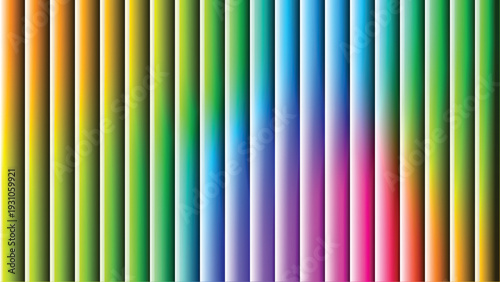 Vibrant rainbow colored vertical stripes pattern background