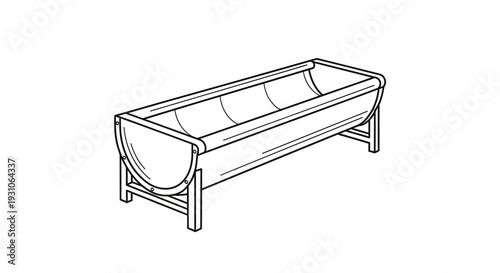 Farm Livestock Water Trough Feeder, Agricultural Equipment, Outdoor Farm Supplies