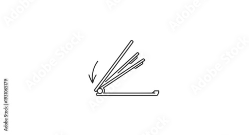 Adjustable Stand Icon: Folding Angle Adjustment for Devices