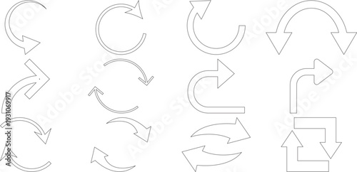 Arrow icon set. Halftone Arrow. Cursor. Black vector arrows icons. Collection different arrows sign. Modern simple arrows. Black arrow pointing to the right 