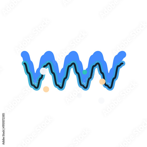 Abstract AI generator frags icon, dark gradient SVG