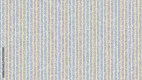 Seamless abstract background featuring a dense pattern of vertical blue and tan dotted stripes perfect for modern textile prints and textured digital wallpaper