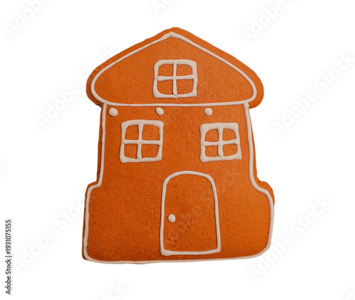 Gingerbread house isolated