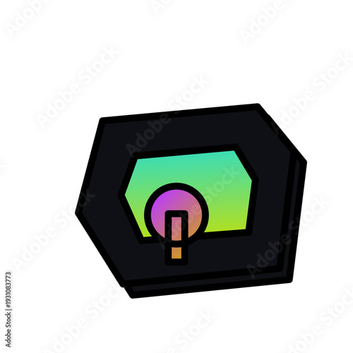 Performance Incentives Modern Cutout Gradient Business Glyph - Transg