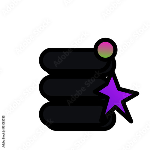 Performance Incentives Modern Cutout Gradient Business Glyph - Transg