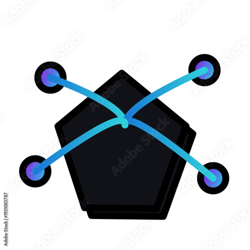 Performance Incentives Layered Cutout Business Icon - Transparent SVG