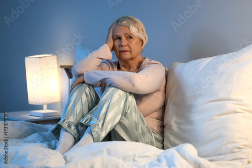 Senior woman suffering from...