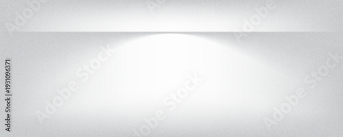 White grey studio room. Limbo light background. Abstract 3d gradient backdrop for product presentation. Minimal wall scene spotlight. Showcase, promotion display.