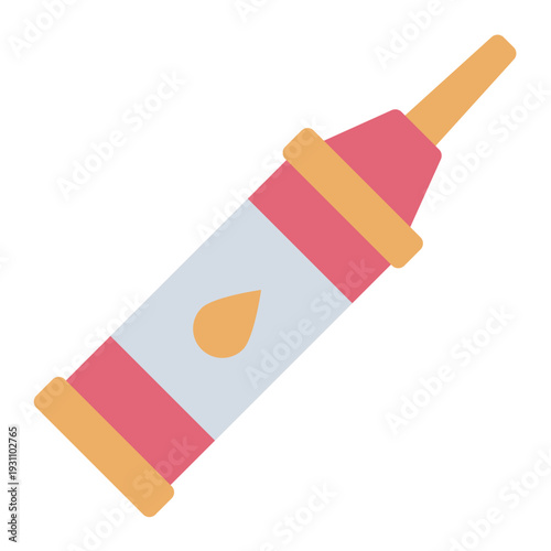 silflat icone flat icon. flexible sealant polymer. insulation usage. industrial material