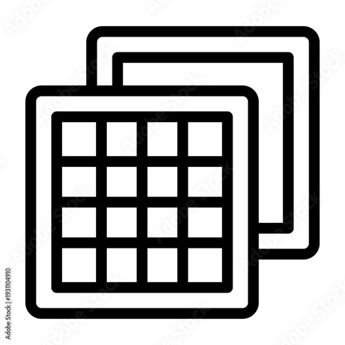 ceramic outline icon. brittle solid type. heat resistance. material engineering