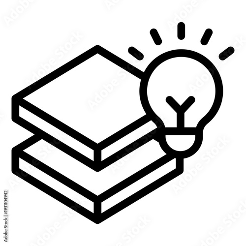 material innovation outline icon. advanced research. new technology. Engineering