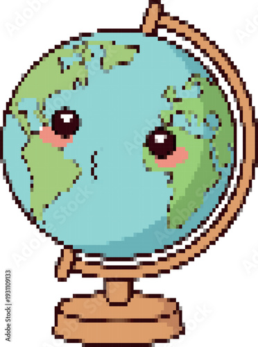 PIXEL ART planeta FOFO 