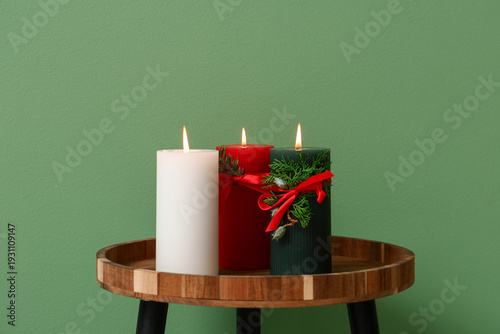 Burning candles with Christ...