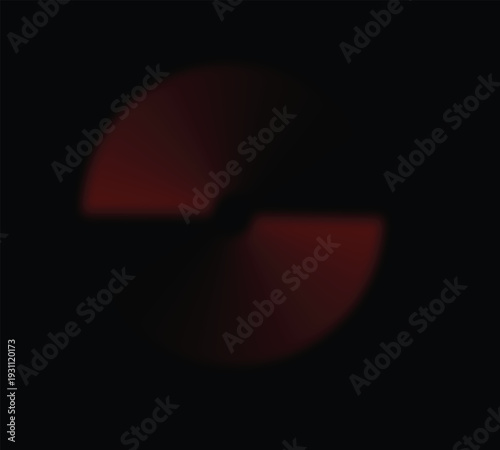 Abstract dark red circular gradient background with blurred light leak effect.