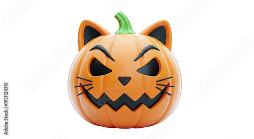 Halloween Cat Pumpkin
