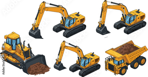 Vector collection of school supplies including pink backpack globe calculator notebook and pencils with autumn maple leaves for back to school education themed designs