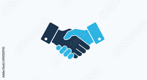 Handshake Illustration Symbolizing Partnership Agreement.