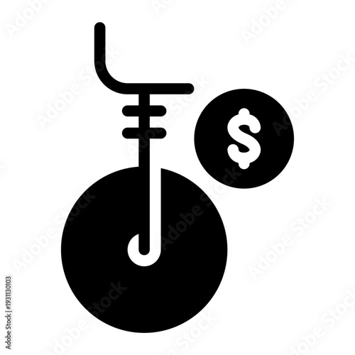 money glyph icon