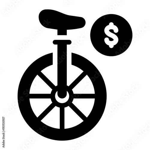 money glyph icon