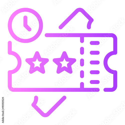 time gradient icon