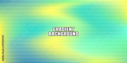 Abstract Soft Yellow and Cyan Horizontal Gradient Background