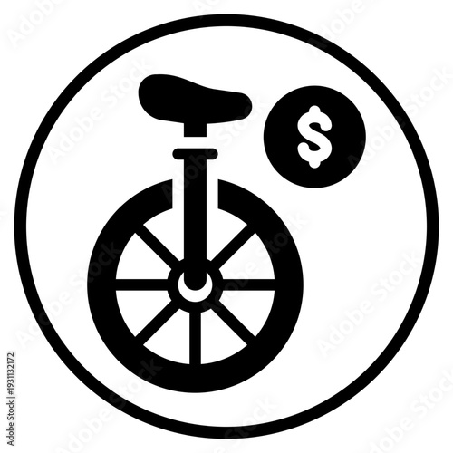 money glyph icon