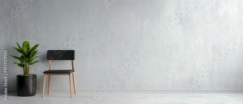 A zoom background of a grey wall in an office, simple and professional virtual meeting backdrop for corporate, educational, or remote work settings.