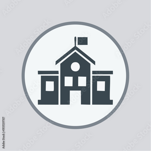 公共施設を表す建物アイコン