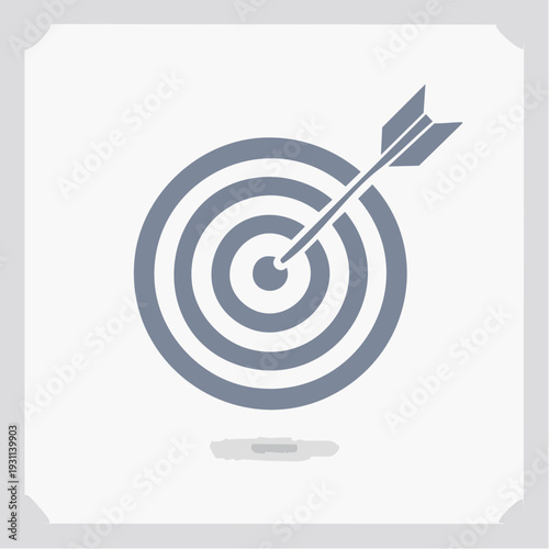 目標達成を示すターゲットアイコン