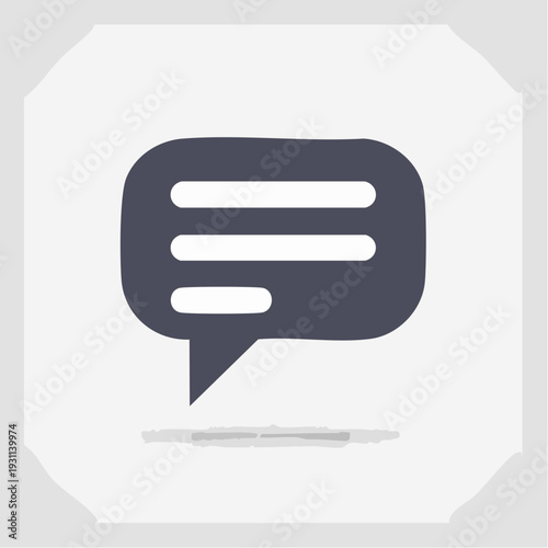 コミュニケーションを示す吹き出しアイコン