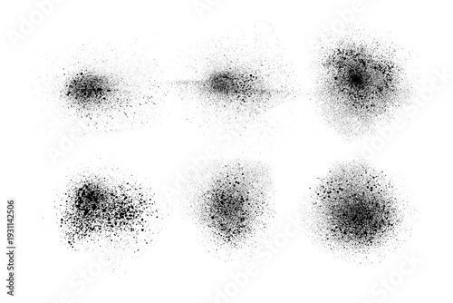 Spray paint and ink splashes. Mud graffiti effect, stencil spray paint borders. Vector punk and street art vector hand drawn elements. vector eps 