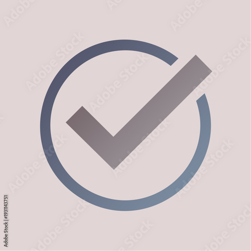 成功・承認を示すチェックマークアイコン