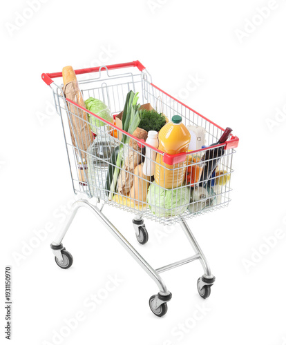 Shopping cart with differen...