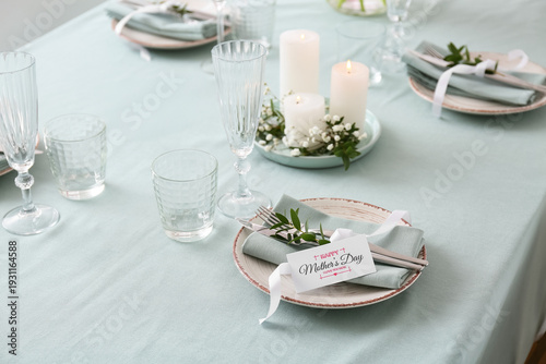 Beautiful table setting for...